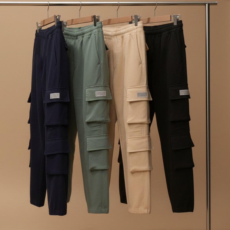 شلوار بنگال کارگو مردانه مدل HAMED-مشکی